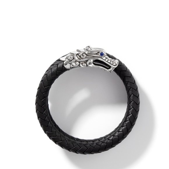 John Hardy Legends Naga Leather Coil Bracelet - Picture 2 of 15